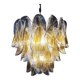 Vintage Italian Murano Chandelier - Mazzega - 41 "rondini" amber glass