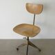 Chaise industrielle scandinave Odelberg & Olson, années 1940