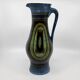 Jean de Lespinasse vase in blue ceramic, Côte d'Azur, France, 1950.