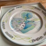 Set of 3 Limoges porcelain plates