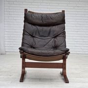 1970s, Norwegian design by Ingmar Relling, model "Siesta", leather.