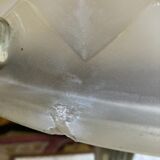 Art Deco period lamp in glass and brass