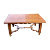 Solid wood dining table