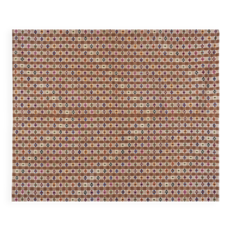 Tapis vintage turc de oushak tissé à la main 202x246 cm