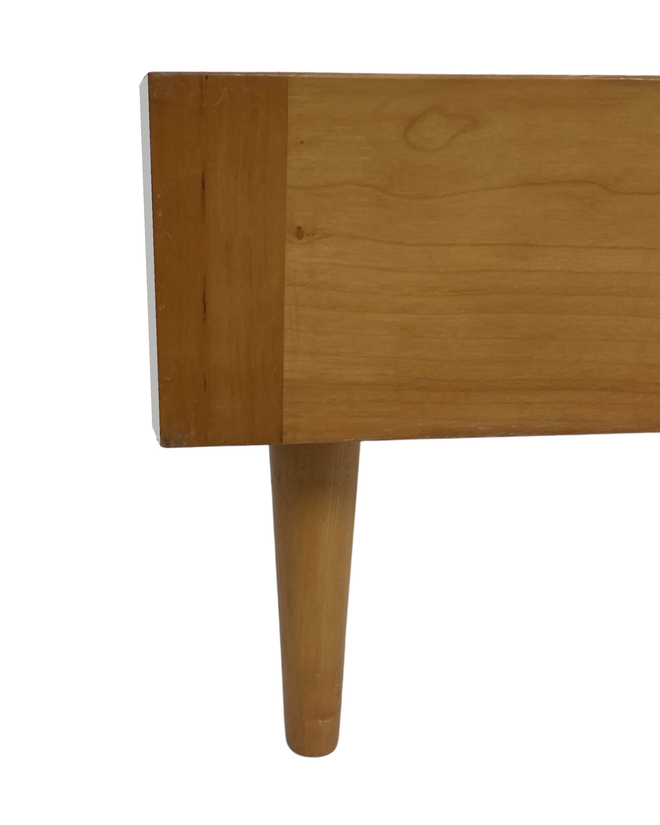 Vintage daybed of the 1960s Netherlands minimalist design in oak