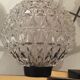 Lustre 4 boules de verre et laiton design
