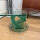 Table basse en verre, France, circa 1980