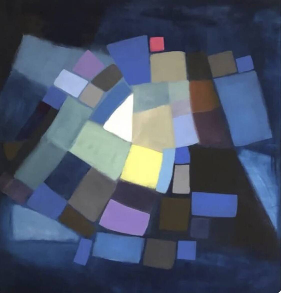 Abstract Blue Table
