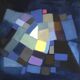 Abstract Blue Table