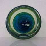 Maltese glass ashtray from Mdina, 1960s