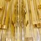Venini iridescent glass wall light 7 blades model XL