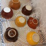 7 antique Émile Henry bowls