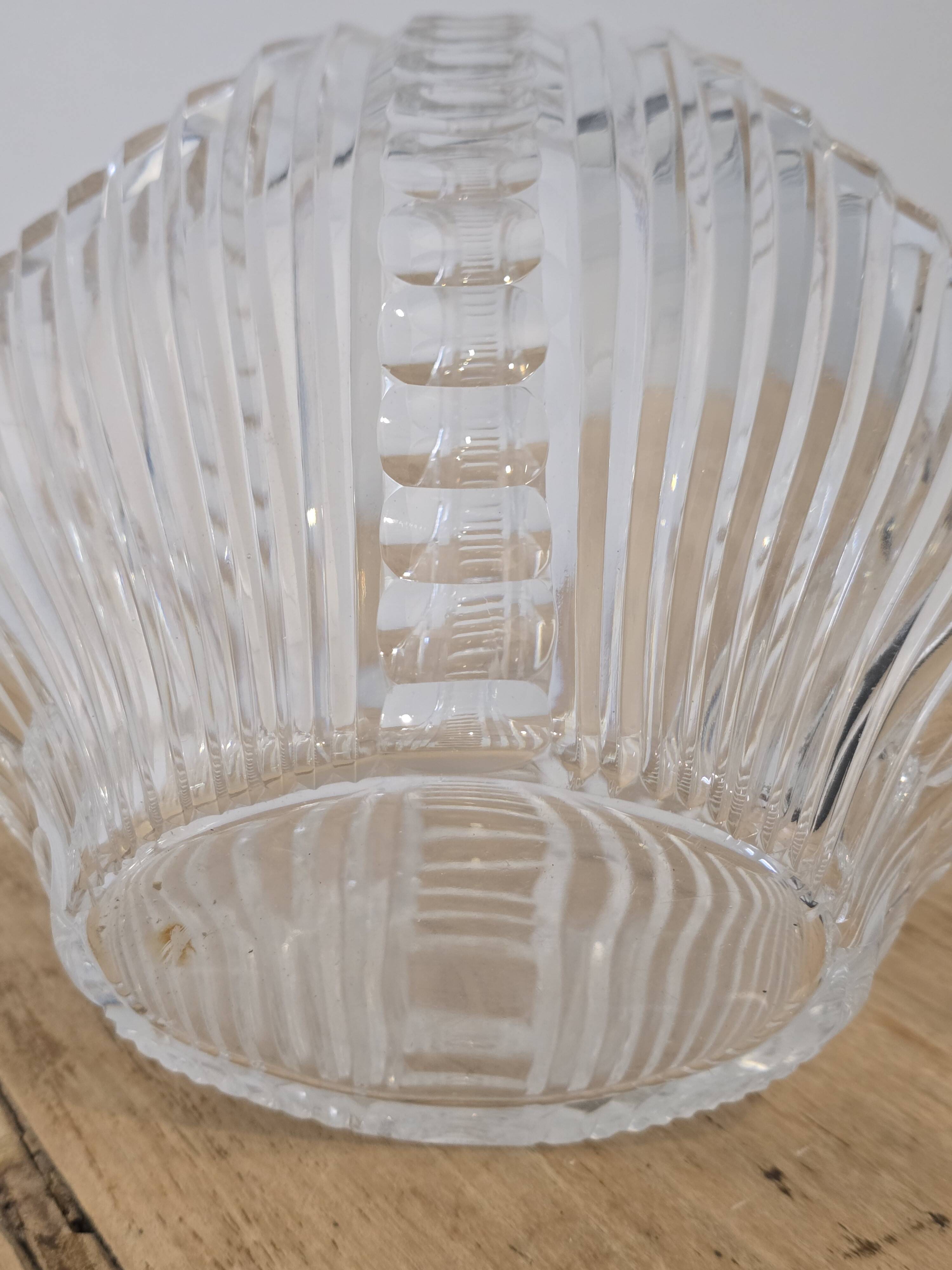 Crystal fruit basket 1960