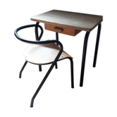 Desk and chair by Jacques Hitier