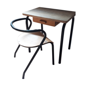 Desk and chair by Jacques Hitier