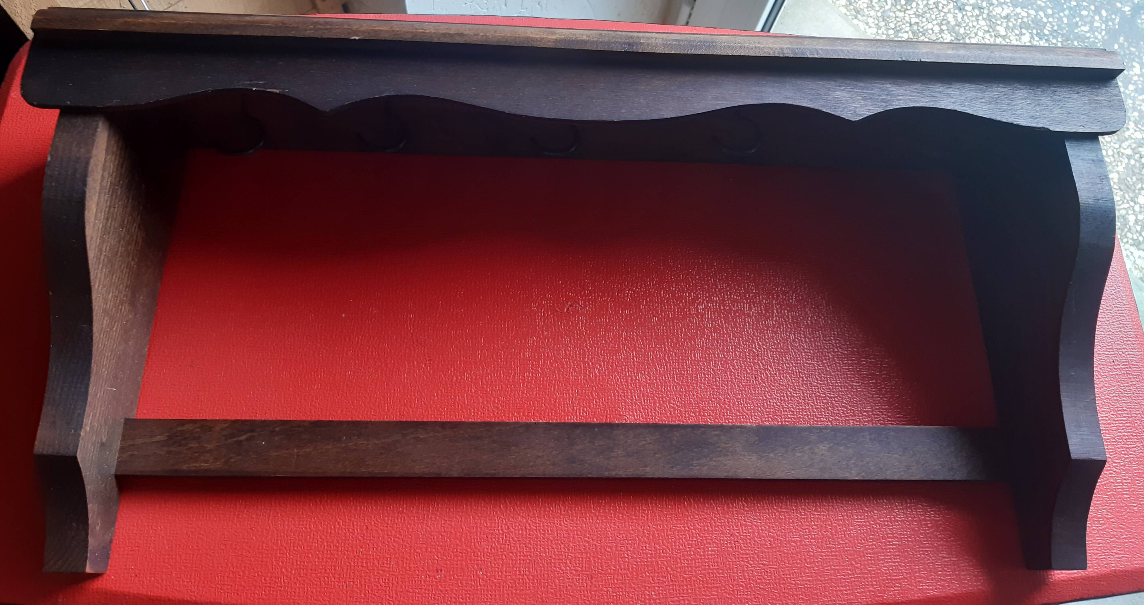 Wooden pot rack