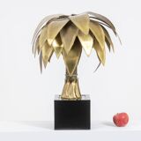 Maison Jansen style . Palmier lamp in gilded brass. 1970s. LS4506587Y