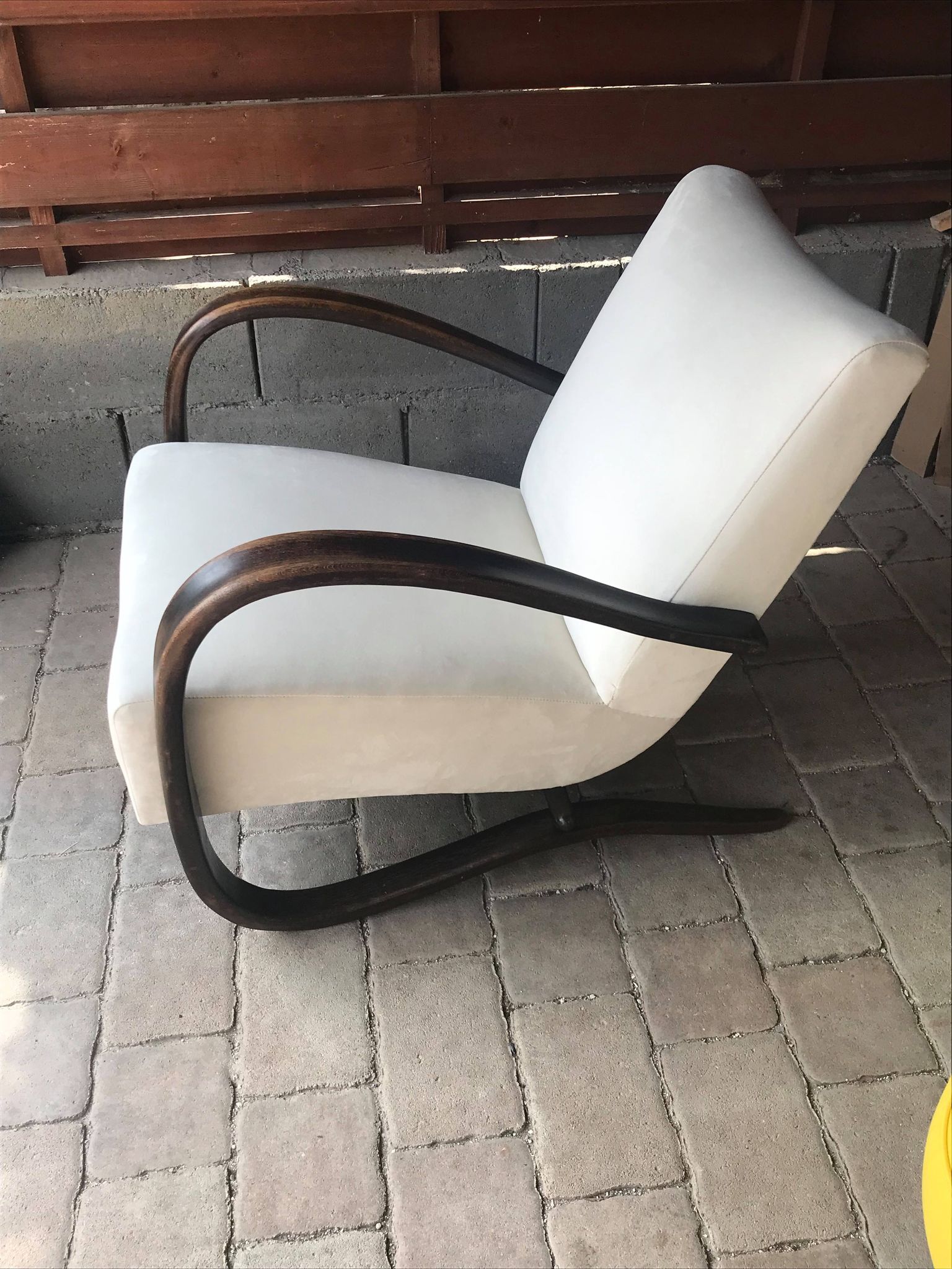 Model H 269 Lounge Chair by Jindrich Halabala, 1930s.