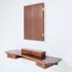 Danish Mid-Century Modern Wall Console with mirror by Frode Holm for Illums