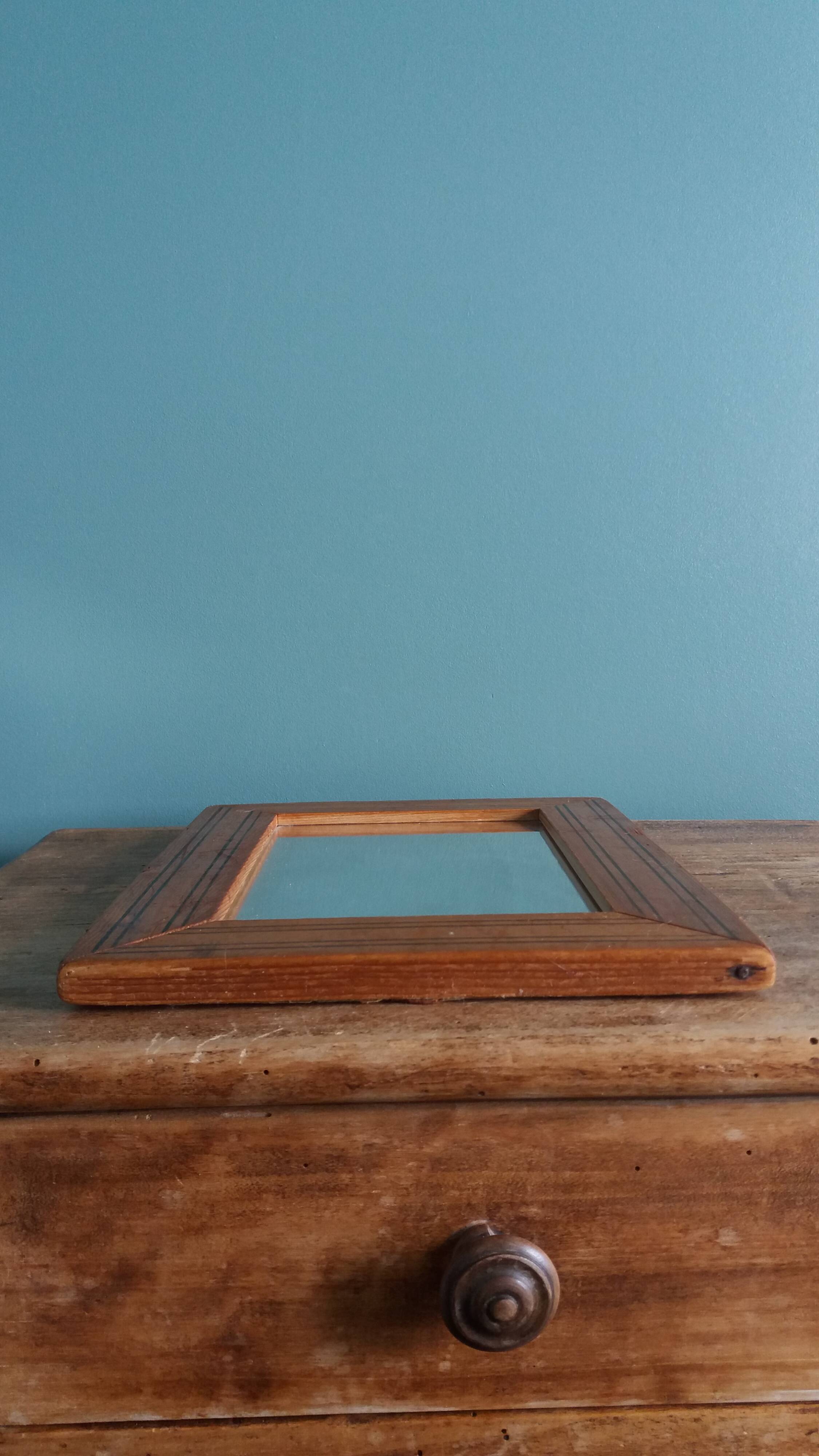 Wooden frame mirror 24 x 17.7