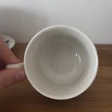 Vintage set of 6 Royal Wessex English blue flower cups and saucers