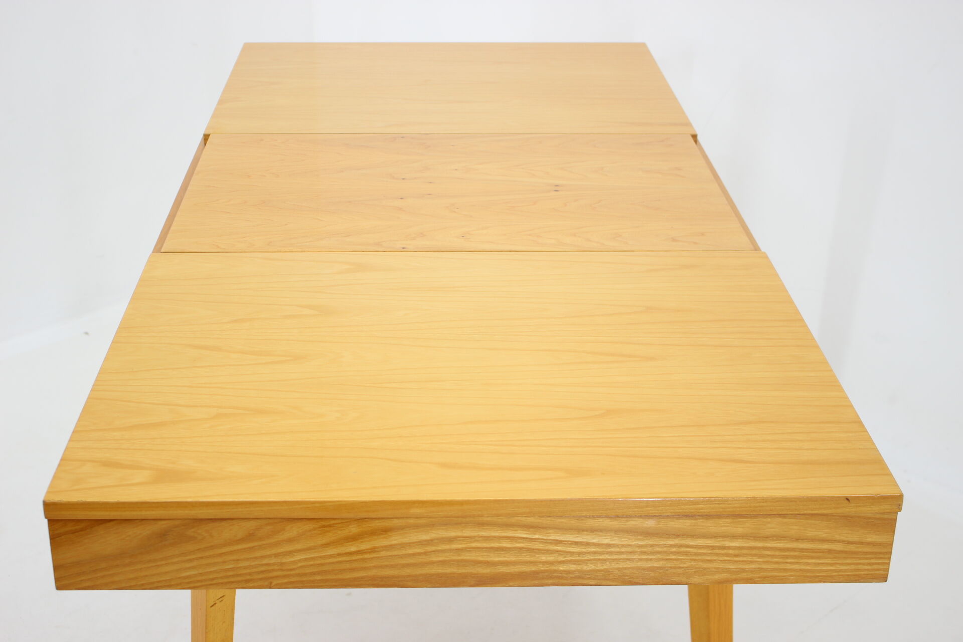 1970s Birch Extendable Dining Desk, Czechoslovakia