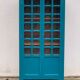 Parisian wardrobe glazed blue Peacock 1940