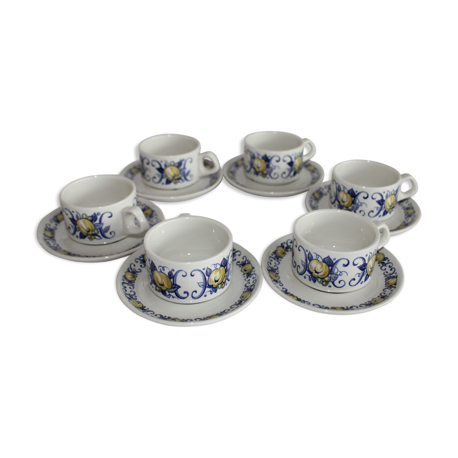 Villeroy and Boch Cadiz Clacquesin porcelain espresso cups