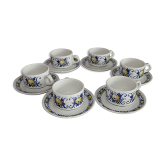 Villeroy and Boch Cadiz Clacquesin porcelain espresso cups
