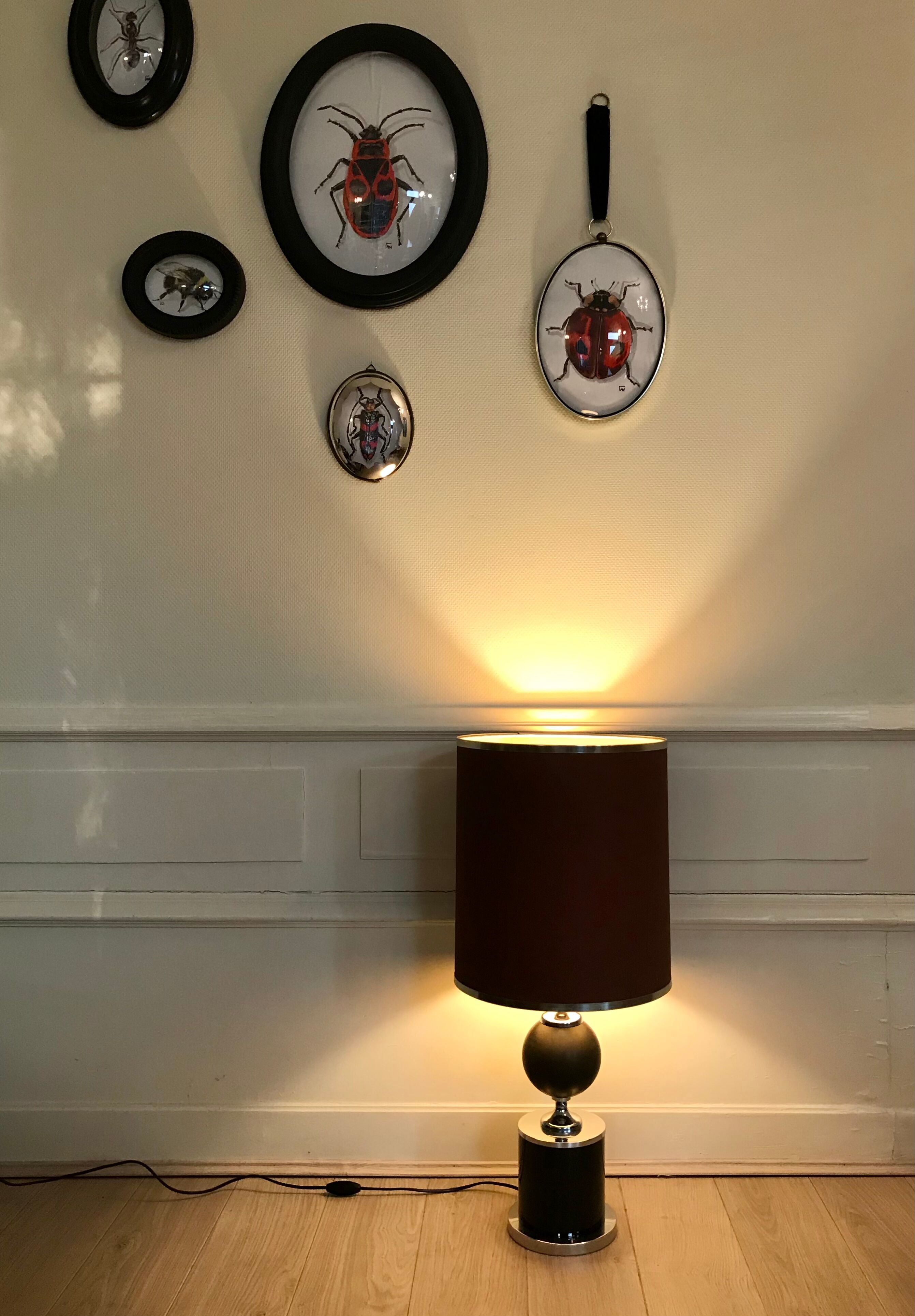 Large Metal Lamp 1970