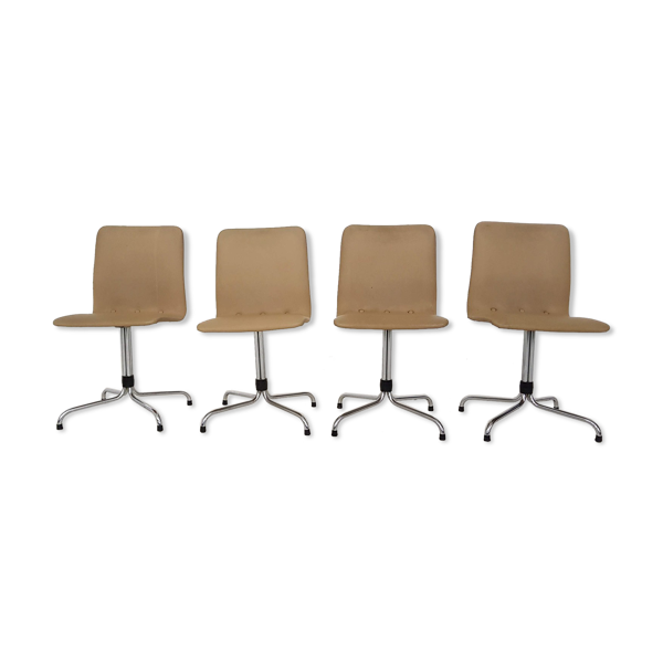 Ensemble de 4 chaises à manger Brabantia, Pays-Bas des années 1950