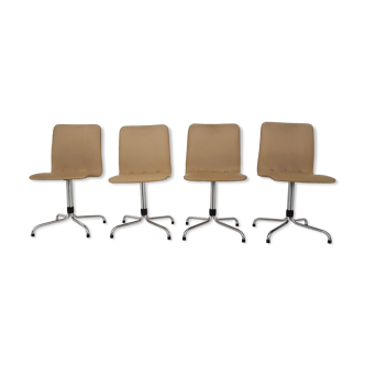 Set of 4 Brabantia dining chairs, The Netherlands 1950's