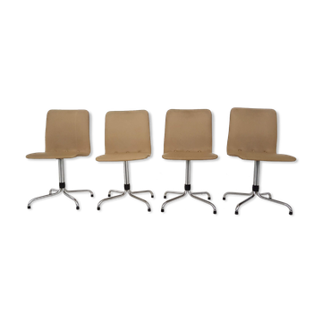 Set of 4 Brabantia dining chairs, The Netherlands 1950's