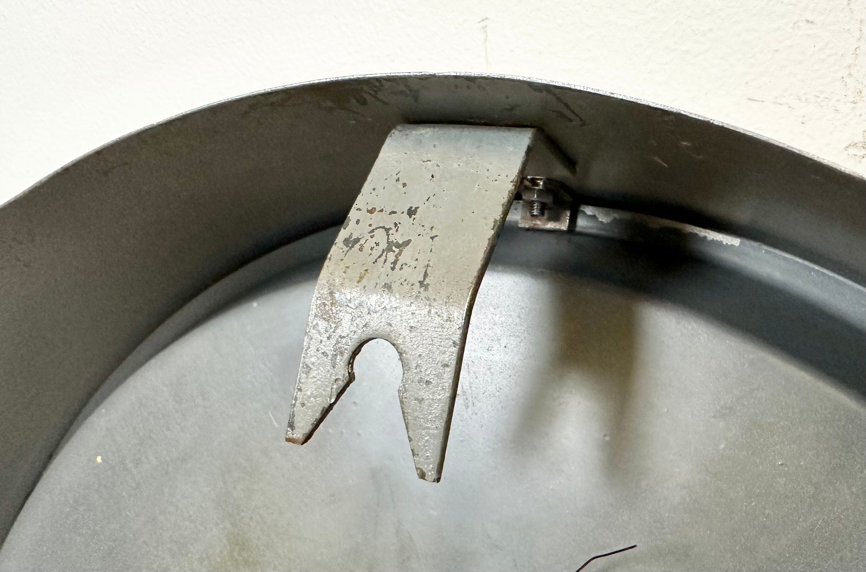 Industrial factory wall clock from Chronotechna, 1950s