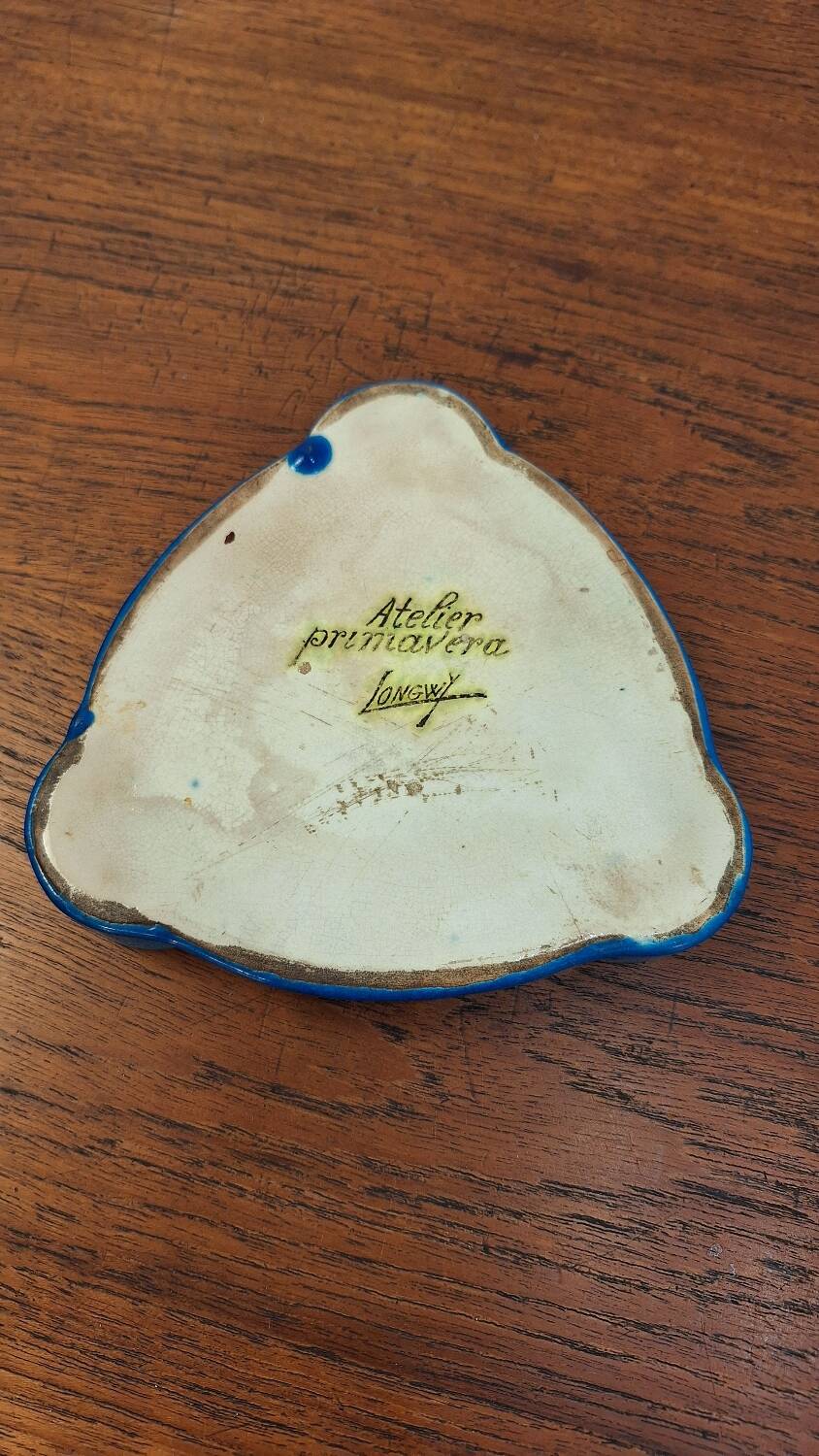 Ashtray or trinket tray Longwy Atelier Primavera