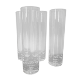 Product BHV Set of 4 Scandinavian crystal champagne flutes 1970
