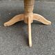 Table de repas ronde extensible en bois massif brut