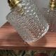Pair of seventies glass globe wall lights