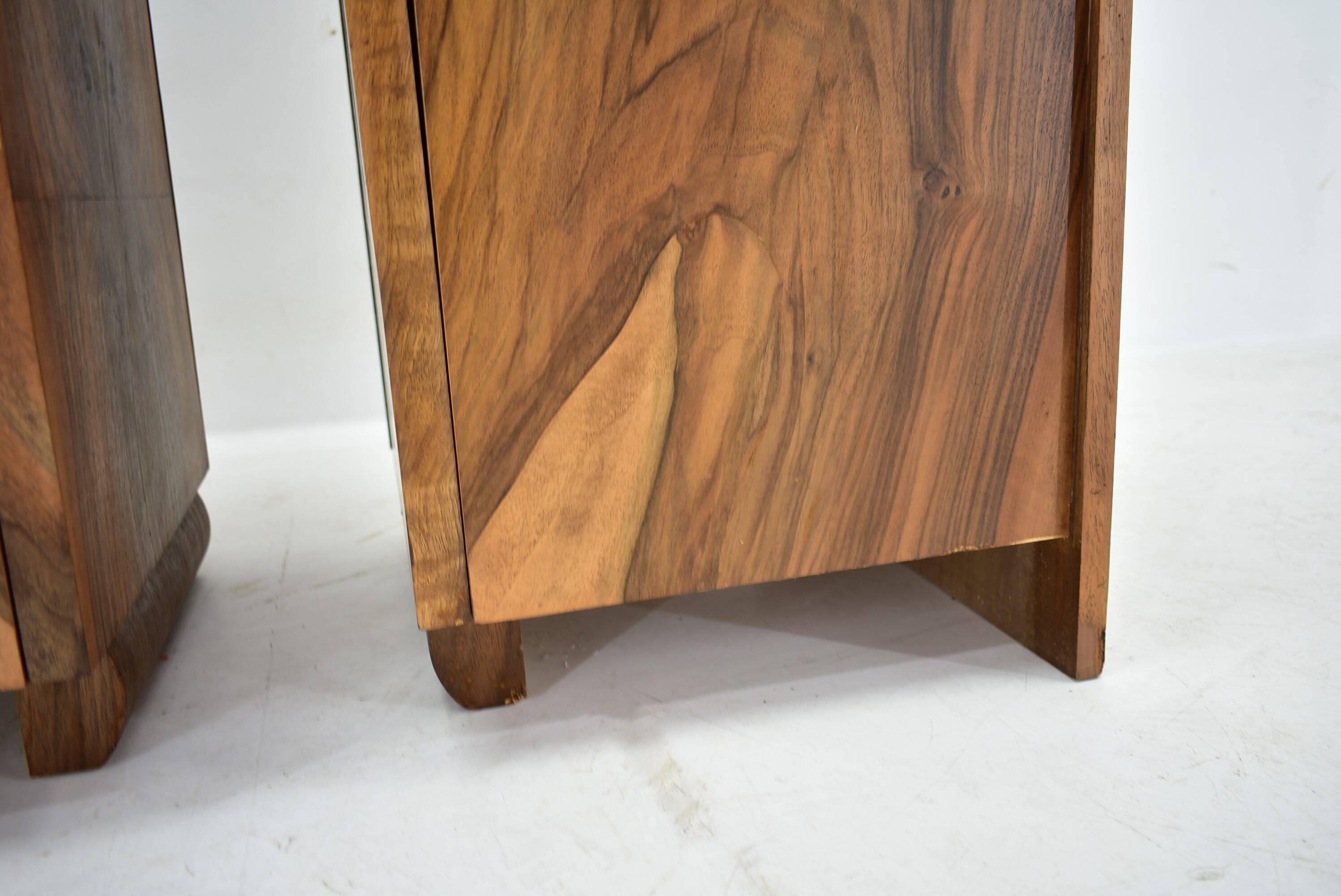1938s,  Pair of art deco bedside table , Czechoslovakia