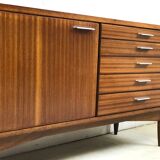 Enfilade en teck vintage de Blanc et Newto