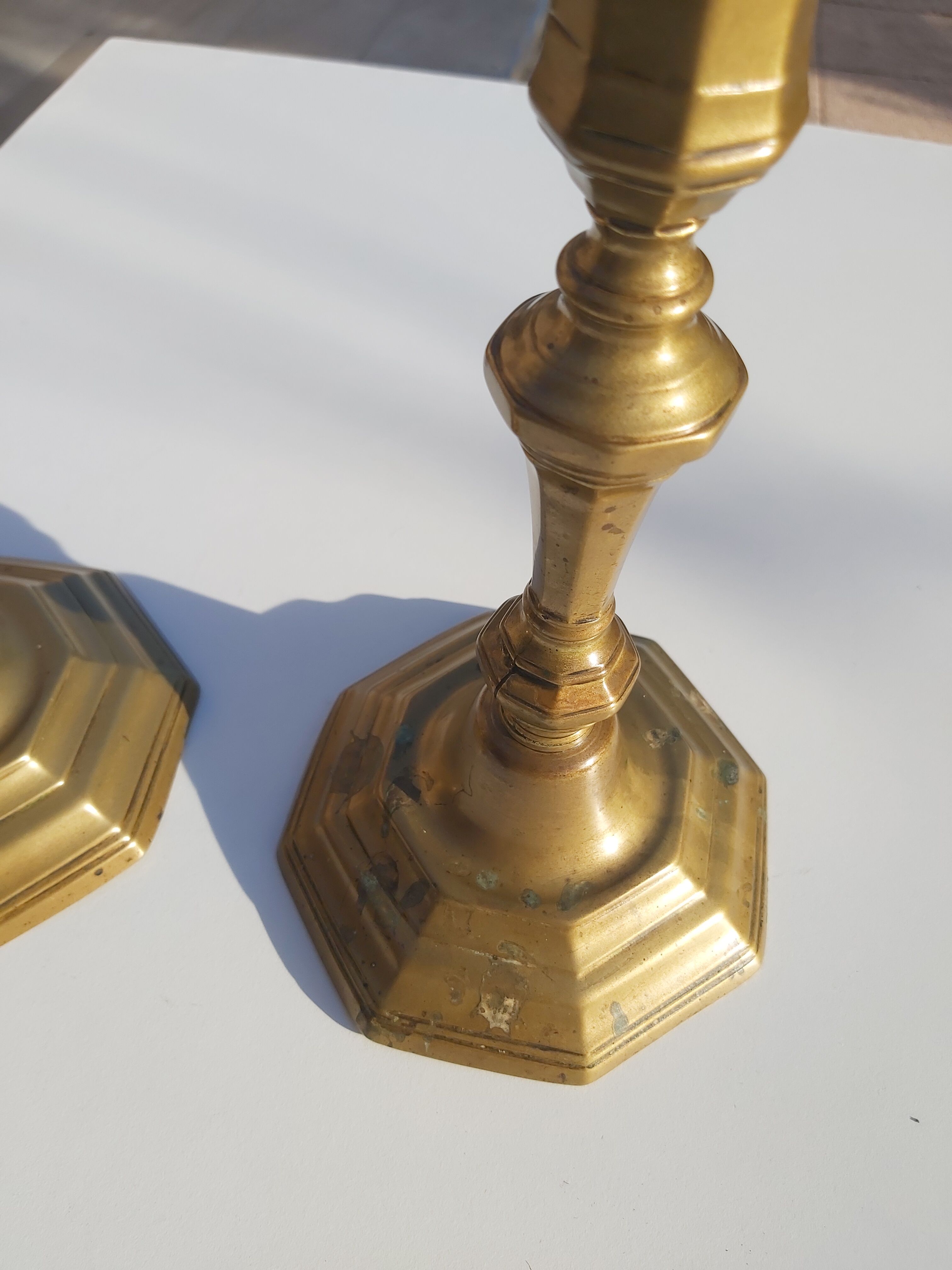 Pair of candle holders Louis XIV XIII th