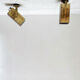 Pair of brass sconces by Pierre Disderot, 1960