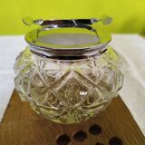 Sucrier verre ciselé
