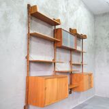 Mid-Century Modular Teak Wall Unit by John Texmon for Blindheim Mobelfabrik, Norway,  1960s