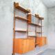 Mid-Century Modular Teak Wall Unit by John Texmon for Blindheim Mobelfabrik, Norway,  1960s