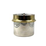 Hollywood regency gold Ice Bucket, Italy ca. 1980s