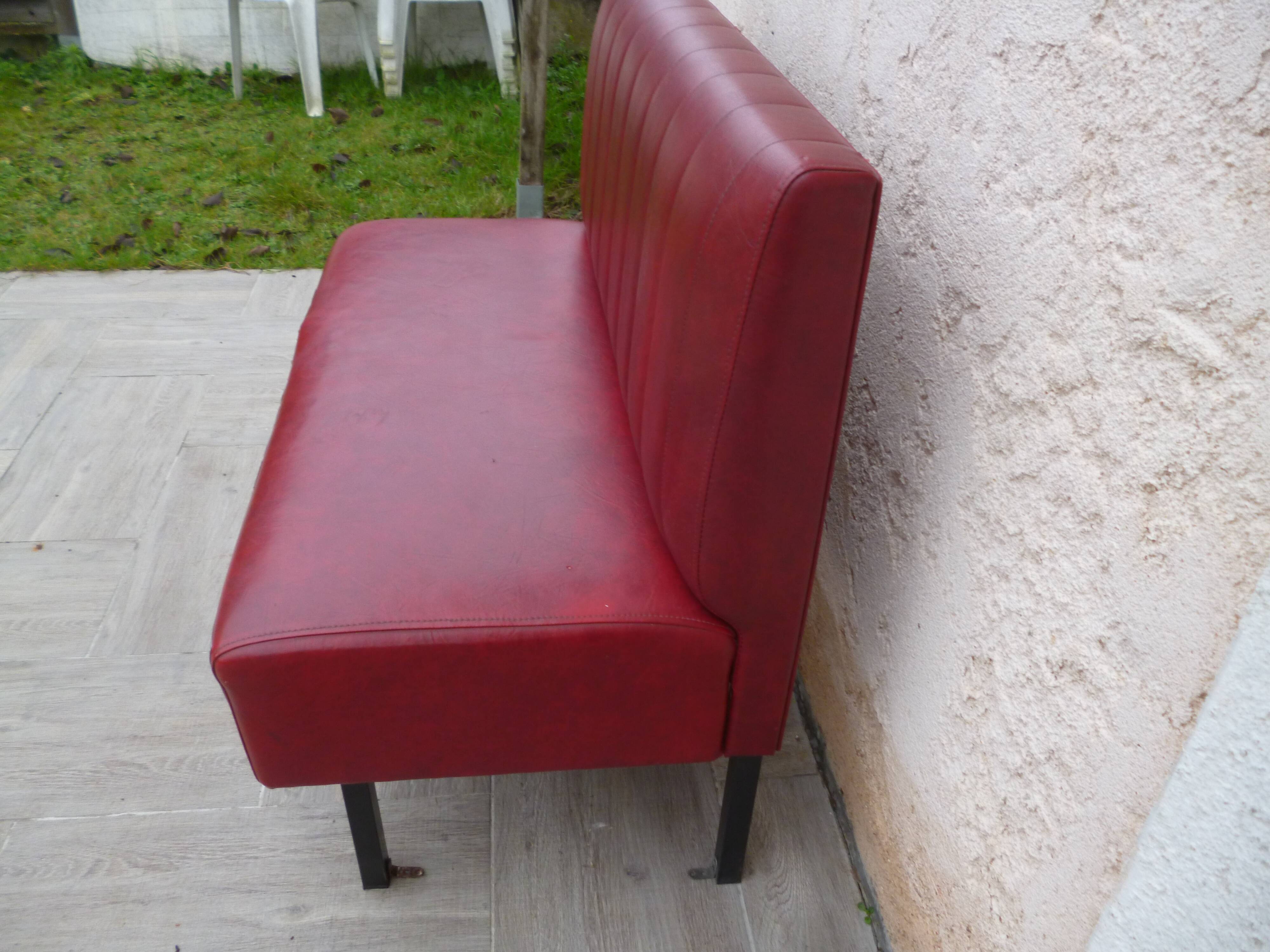 Vintage bistro bench