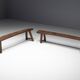 Brutalist Wabi Sabi Benches, France, 19th Century