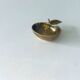 Apple-shaped pocket ashtray
