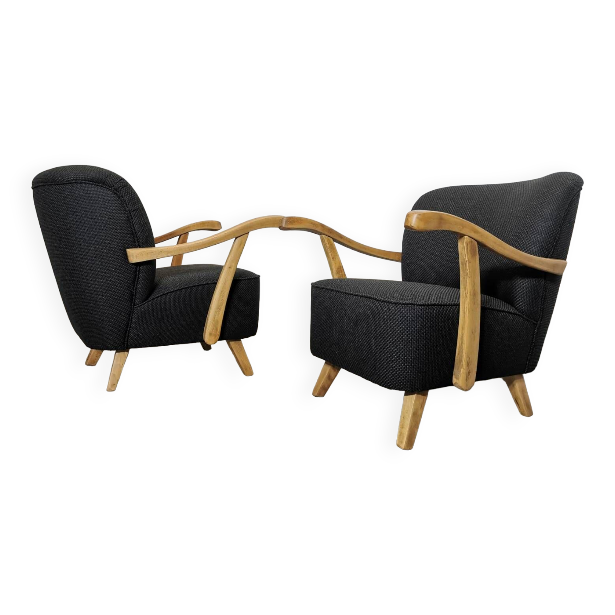 Mid-Century Armchairs, 1950's, Set of 2